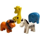 PlanToys Wildtier-Set bunt