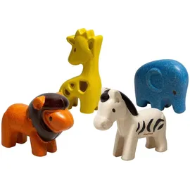 PlanToys Wildtier-Set bunt