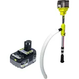 RYOBI Ryobi, RY18STPA-0 Akku Regenfasspumpe 18 V 3360 l/h + 1x Akku 5,0 Ah - ohne Ladegerät