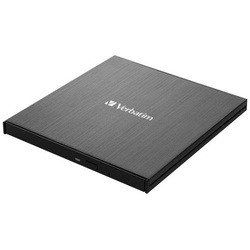 Slimline - DVD±RW (±R DL) drive - USB 3.2 Gen 1 - external - DVD-RW (Brenner) - USB 3.2 Gen 1 - Schwarz