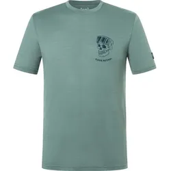 Super.Natural M Waiting FOR Snow Tee balsam green/blueberry (80B) L