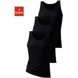 H.I.S. H.I.S Unterhemd »Doppelripp Tanktop«, (3 St.), ohne Seitennähte H.I.S schwarz