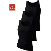H.I.S. H.I.S Unterhemd »Doppelripp Tanktop«, (3 St.), ohne Seitennähte H.I.S schwarz