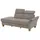 Home Affaire Recamiere HOME AFFAIRE "Conville", braun (latte), B:194cm H:84cm T:93cm, 100% Polyester, Sofas, Recamiere, incl. Kopfteilverstellung, Federkern, wahlweise mit Bettkasten
