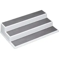 Copco Gewürzregal 3-stufig 38 x 22,5 x 8,5 cm Weiß/Grau