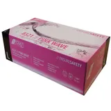 NITRAS PINK WAVE Nitril Einmalhandschuhe, rosa 8321-S , 1 Packung = 100 Stück, Größe S