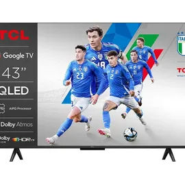 TCL P79K 43P79K 109,2 cm (43"), 3840 x 2160 Pixel, QLED, Smart-TV, WLAN, Metallisch - Silber
