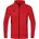 Trainingsjacke mit Kapuze Kinder rot/schwarz 152