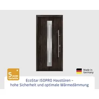 EcoStar Haustür ISOPRO IP 770S night oak 110 x 210 cm