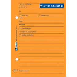 Avery Zweckform Vordruck Was war inzwischen A6 VE=50 Blatt