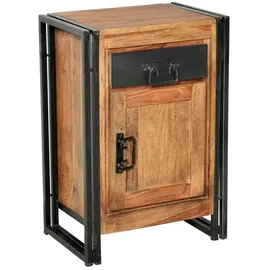 SIT Möbel Sideboard 50 x 73 cm Antikschwarz / Akazie