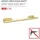 Wenko Orea Handtuchstange 40 cm Gold