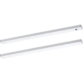 Paulmann LED Lichtleiste Inline chrom matt 35 cm TW 2er Set