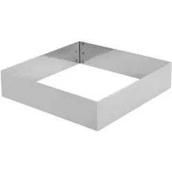 SCHNEIDER Tortenring, quadrat, 160 x 160 mm 155366 , Höhe: 40 mm