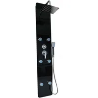 Home Deluxe Duschpaneel DIVE Schwarz