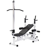Gorilla Sports Kraftstation Universal inkl. Latzug weiß