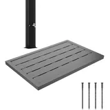 FIVMEN Bodenelement Kunststoff für Solardusche Gartendusche Außendusche Bodenplatte Anti Rutsch UV-Schutz Bodenplatten Duschboden für Pooldusche Poolleiter, 100x65x4 cm