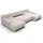 petits-meubles U-Sofa 5-sitzig umbaubar Truhe Jonas Cord Blanc Cassé - Weiß