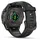 Garmin fenix 8 AMOLED 43 mm sapphire, schwarz / carbongrau DLC Titan mit QuickFit Silikon-Armband 20 mm