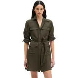Marc O'Polo Midikleid Unifarben Braun L