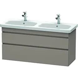 Duravit DuraStyle Waschtischunterbau DS649804343 Basalt Matt, 123x44,8x61cm, 2 Auszüge