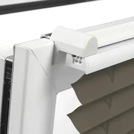 GARDINIA Doppelrollo Weiß, Polyester - weiss