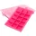 Intirilife 2x Eiswürfelformen in PINK – 2er Set à 15 Fächer Eiswürfel Silikonformen mit Deckel – 13x2.5x18 cm , Barzubehör & Weinzubehör, Barzubehör