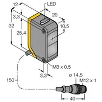 Turck Einweg-Lichtschranke Q20PRLQ5