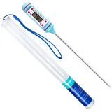 oujilet Thermometer Küche Universales Haushaltsthermometer Digitales Kochthermometer Küchenthermometer Fleischthermometer, Ablesbar 50°C- 300°C, °C/°F Umschaltbar Thermometer mit Schutzhülle