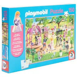 United Labels® Puzzle Playmobil Hochzeit Puzzle inkl. Braut Figur 150 Teile, Puzzleteile