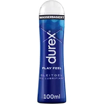 DUREX Play Feel Gleitgel – Wasserbasiertes Gleitmittel für angenehme Gleitfähigkeit, sanft & pH-freundlich – 100 ml (1 x 100 ml)