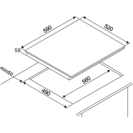 Respekta Backofenset ASET7004295l ca. 59,5/59,5/56,5 cm Schwarz