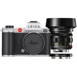 Leica 10618 SL2 Body Silber + Leica 11686 Noctilux-M 50mm F/1.2 ASPH. Schwarz paint finish + Leica 18765 M-Adapter-L Silber | ✔️ 5 Jahre Garantie