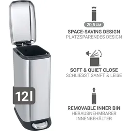 Wenko Mod. Design 12 l Silber