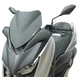 V PARTS Racing Bubble Smoked Black Yamaha X-Max 125, transparent