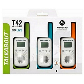 Motorola Talkabout T42 grün / blau /orange 3 Einheiten