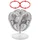 Unold Silverline 25 cm Tischventilator Weiß/Silber