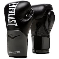 Everlast Pro Style Elite Glove Handschuhe Schwarz / Grau 10oz