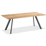 Niehoff Noah Gartentisch 200 x 95 x 76 cm Braun/Grau