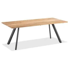 Niehoff Noah Gartentisch 200 x 95 x 76 cm Braun/Grau