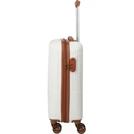 Travelite Bali 4-Rollen Cabin S 55 cm / 34 l weiß/cognac