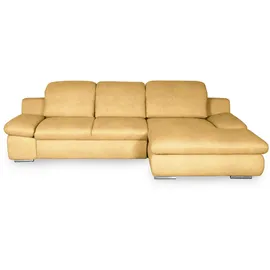 Roller Ecksofa - grau-braun - Liegefunktion