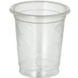 Papstar Starpak Gläser für Schnaps, PET 2 cl Ø 3,9 cm, 4 cm glasklar