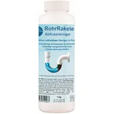 HERRLAN® RohrRakete Rohrreiniger 1 kg – Kraftvolles Granulat gegen Verstopfungen - Profi Abflussreiniger für Küche, Bad, WC & Dusche - Made in Germany