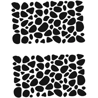 Gepunktete Aufkleber, Dalmatiner-Punkt, Kinderzimmer, Wandkunst, Tieraufkleber, unregelmäßige Punkte, Aufkleber, Kinder, Vinyl, Kunst-Dekor, 2 Bögen, schwarz, 56 x 40 cm
