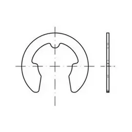 Industrial Quality Supplies Sicherungsscheibe DIN 6799 2,3 rostfrei 250 Stück