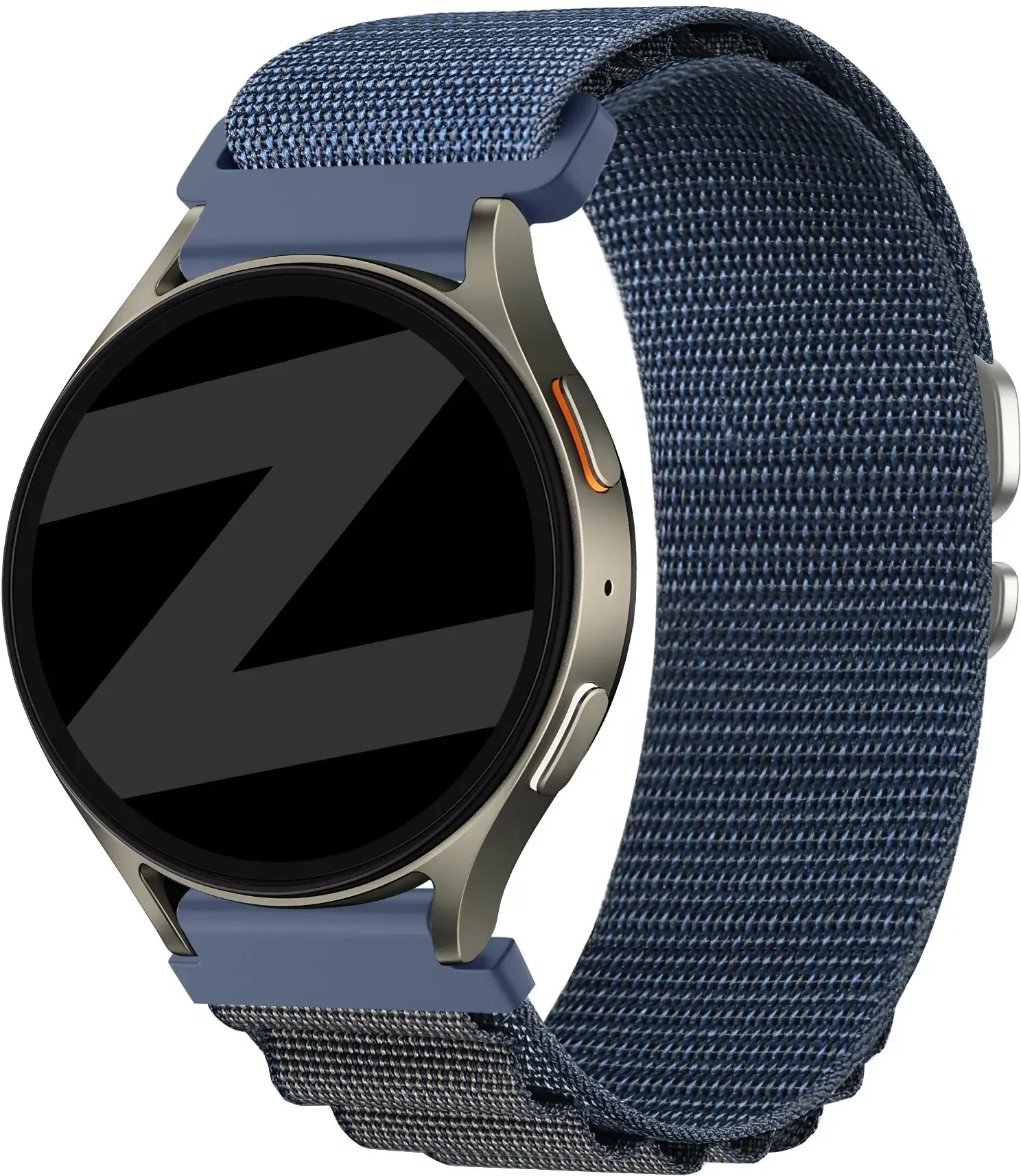 Bandz Actyve Smartwatch 20mm Armband Nylon für Actyve Smartwatch 20mm - Graublau - Alpine Loop