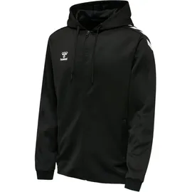 hummel Core XK Poly (Reißverschluss) Hood Kapuzensweater, schwarz S