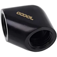 Alphacool Eiszapfen L-Verbinder G1/4 IG auf G1/4 IG - Deep Black