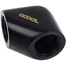 Alphacool Eiszapfen L-Verbinder G1/4 IG auf G1/4 IG - Deep Black